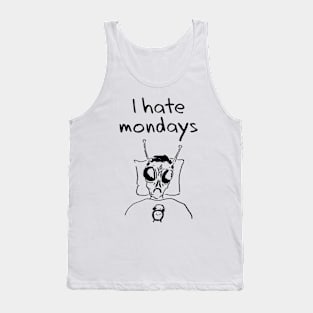 I hate mondays - alien Tank Top